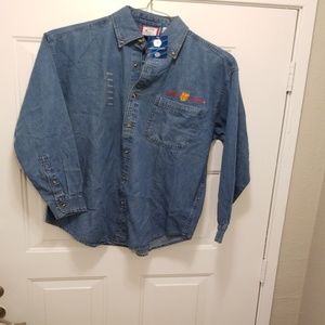 Florida State denim long sleeve shirt